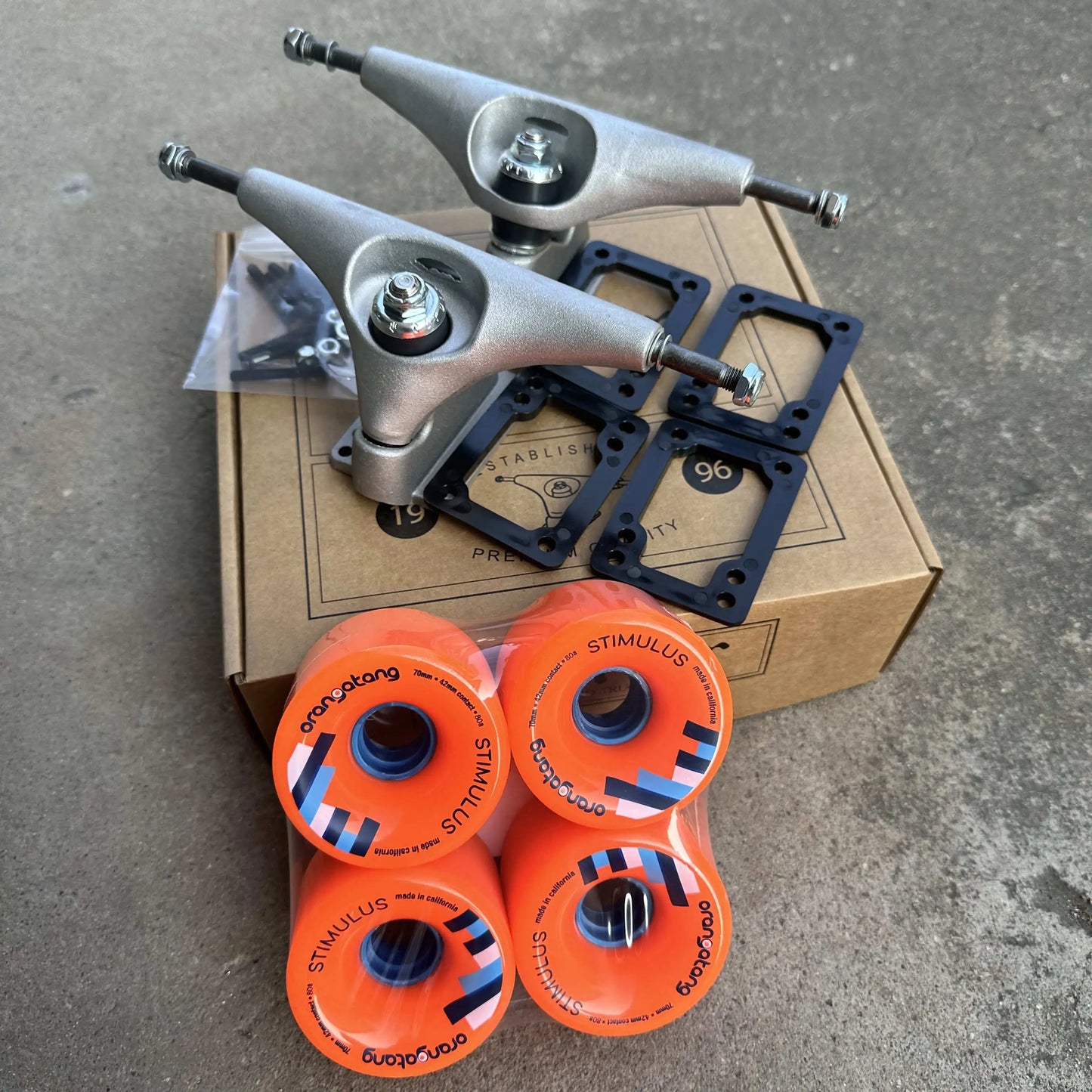 CX4 C5 Generic Surfskate Trucks & Wheels