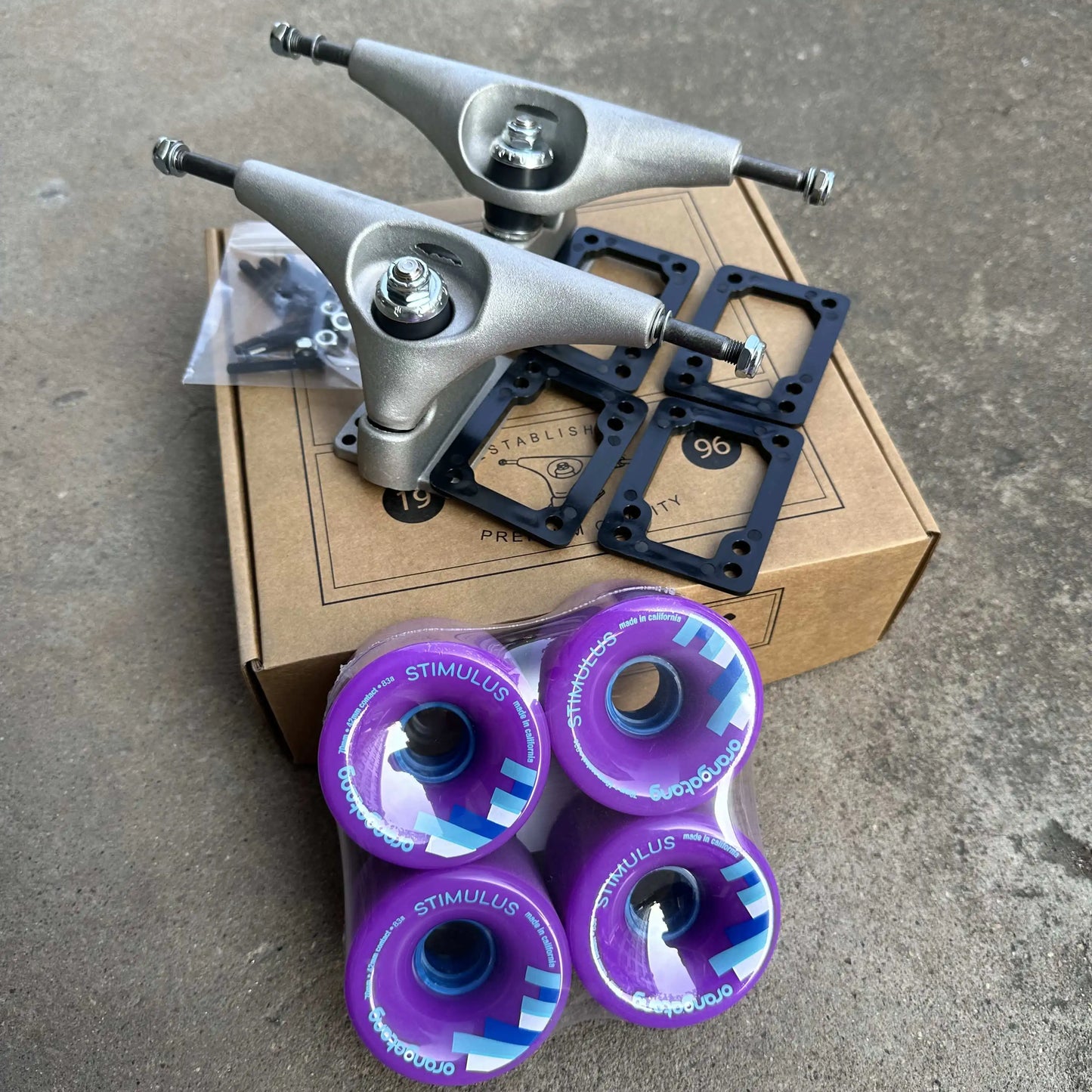 CX4 C5 Generic Surfskate Trucks & Wheels