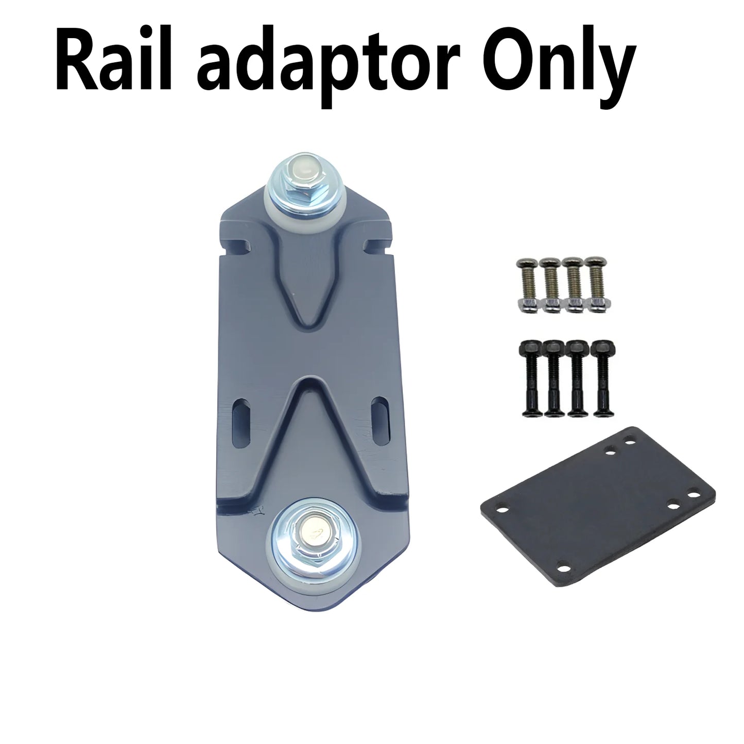 Generic Black Surfksate Trucks & Rail Adapter