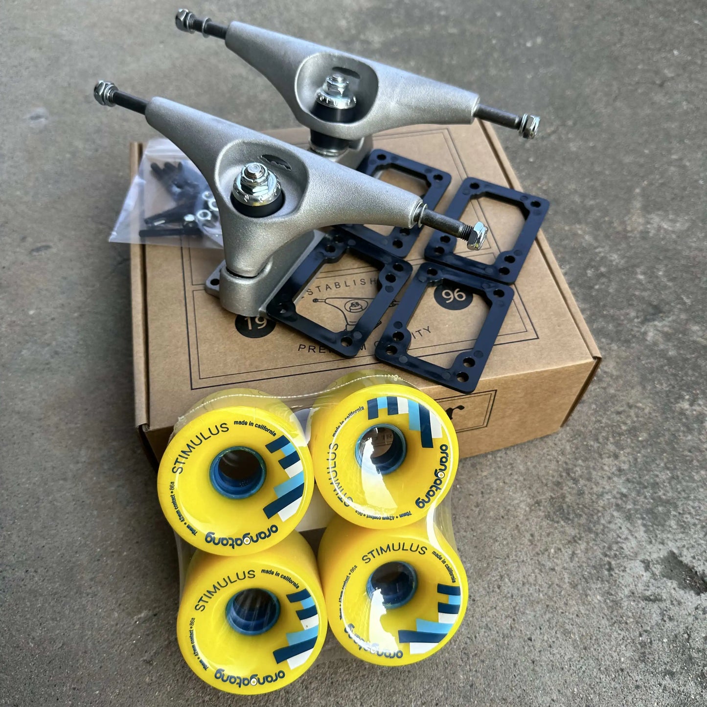 CX4 C5 Generic Surfskate Trucks & Wheels