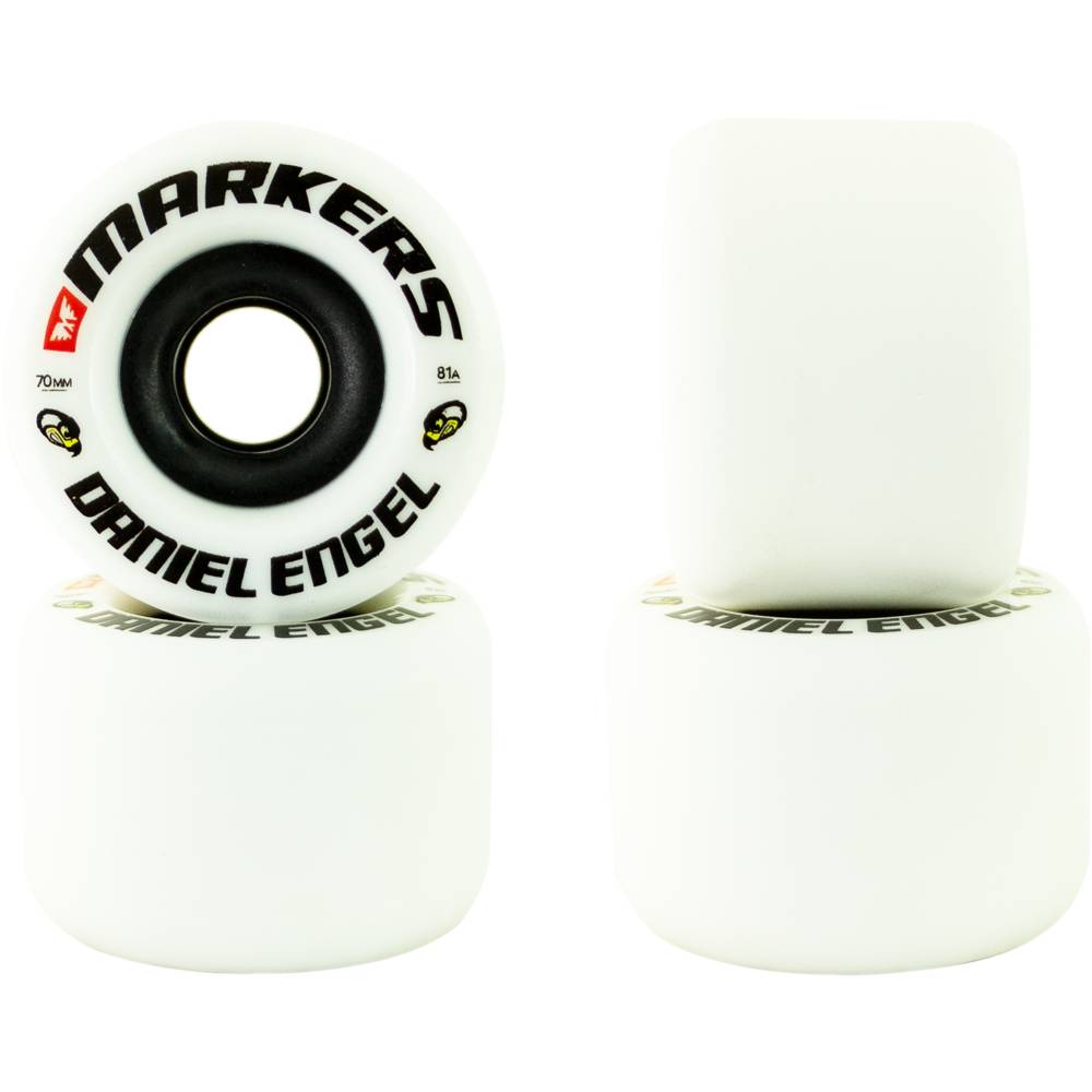 MuirSkate 70mm Daniel Engel Freeride Markers longboard wheels