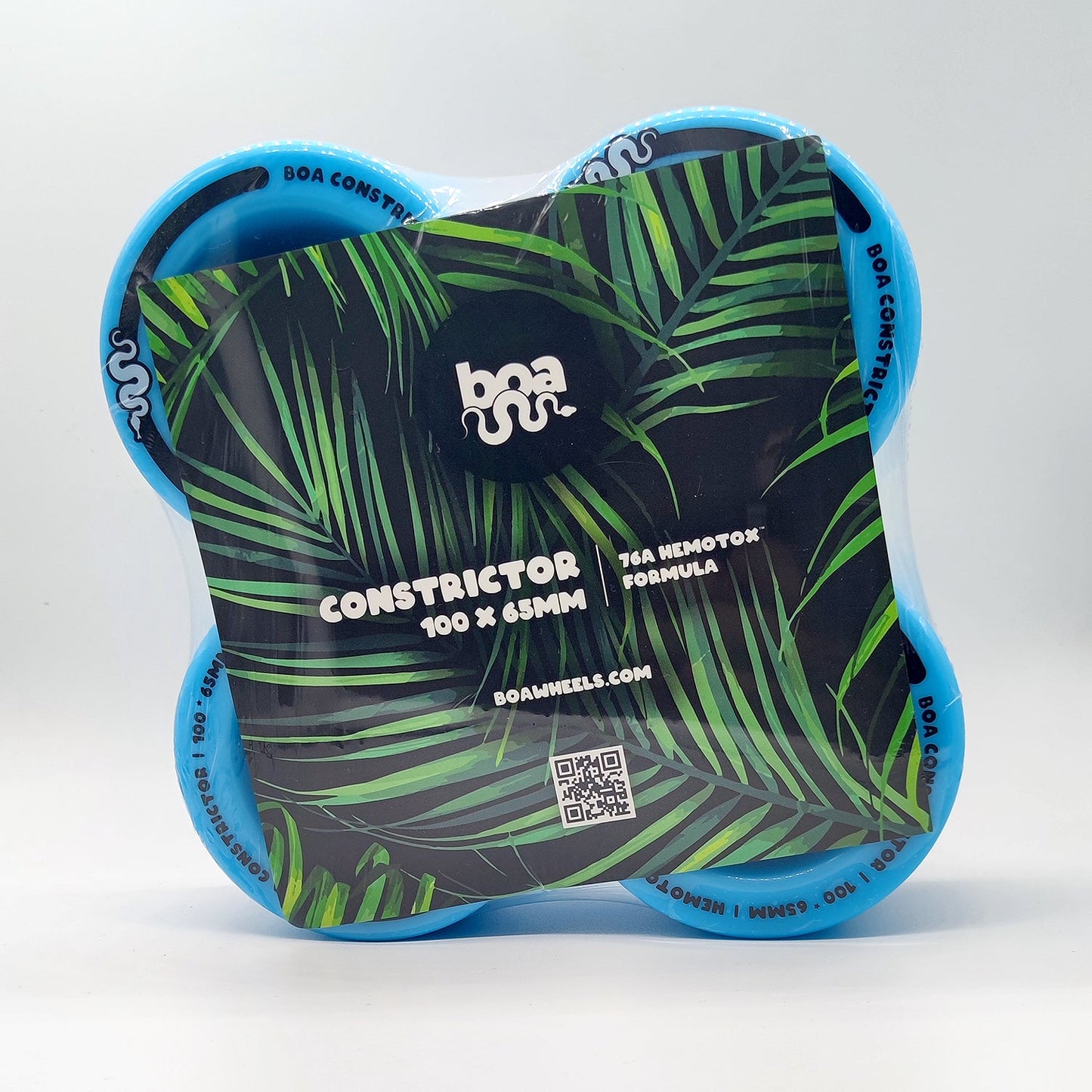 Boa Constrictor 100mm 76a ultra soft Blue electric skateboard wheels