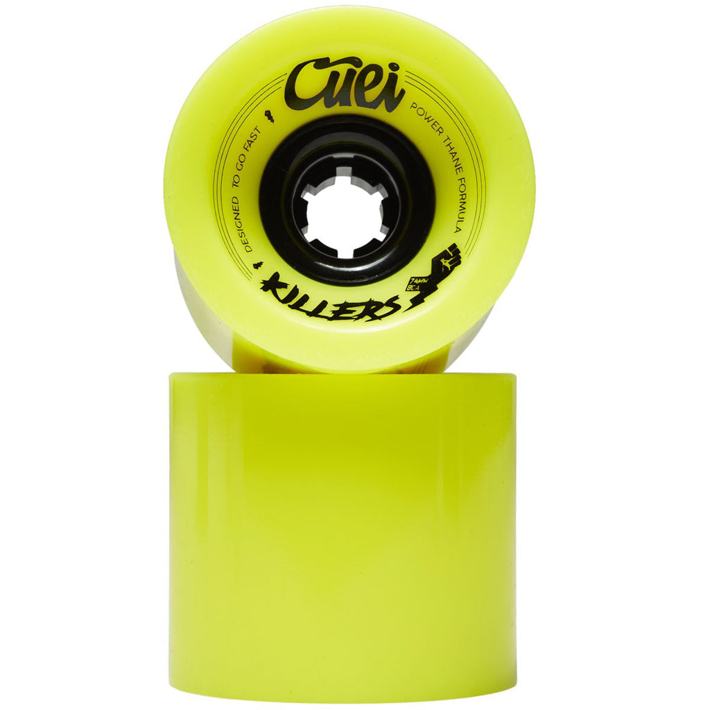 Cuei Killers 74mm 80a Power Thane longboard wheels