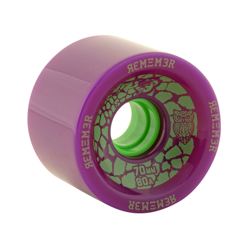 Remember Collective Savannah Slamma 70mm 78a Purple longboard wheels