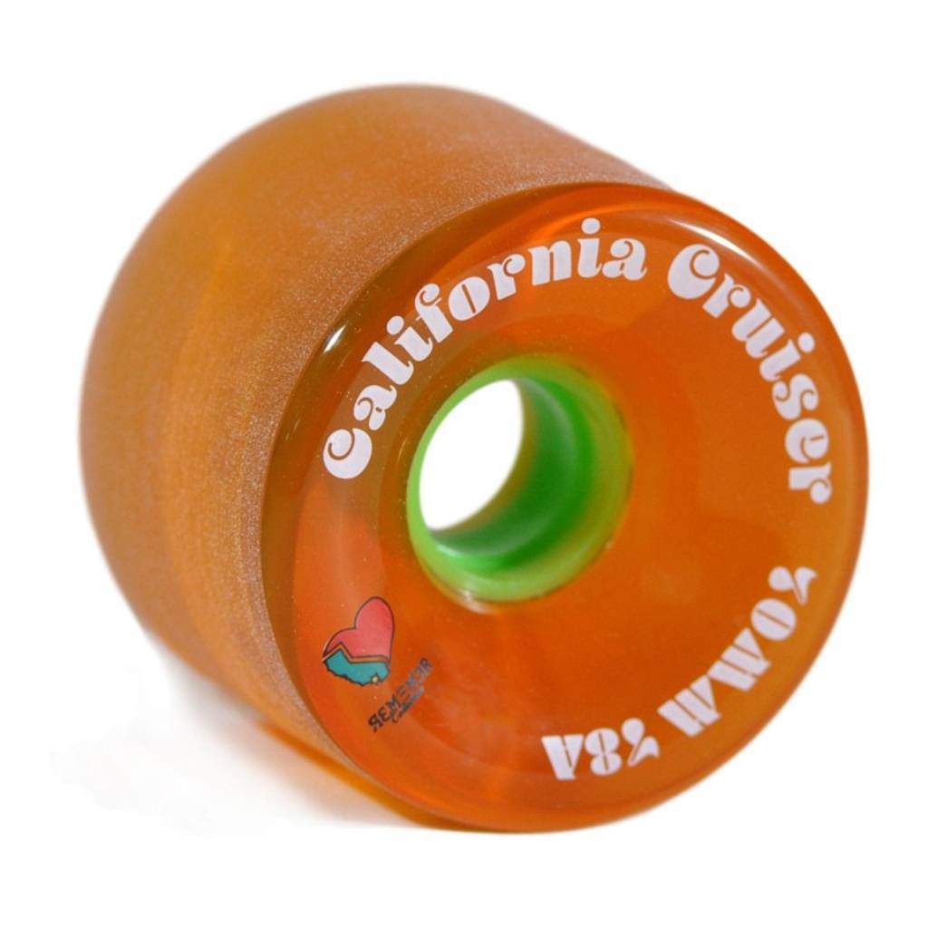 Remember Collective California Cruisers 70mm 78a Orange longboard wheel