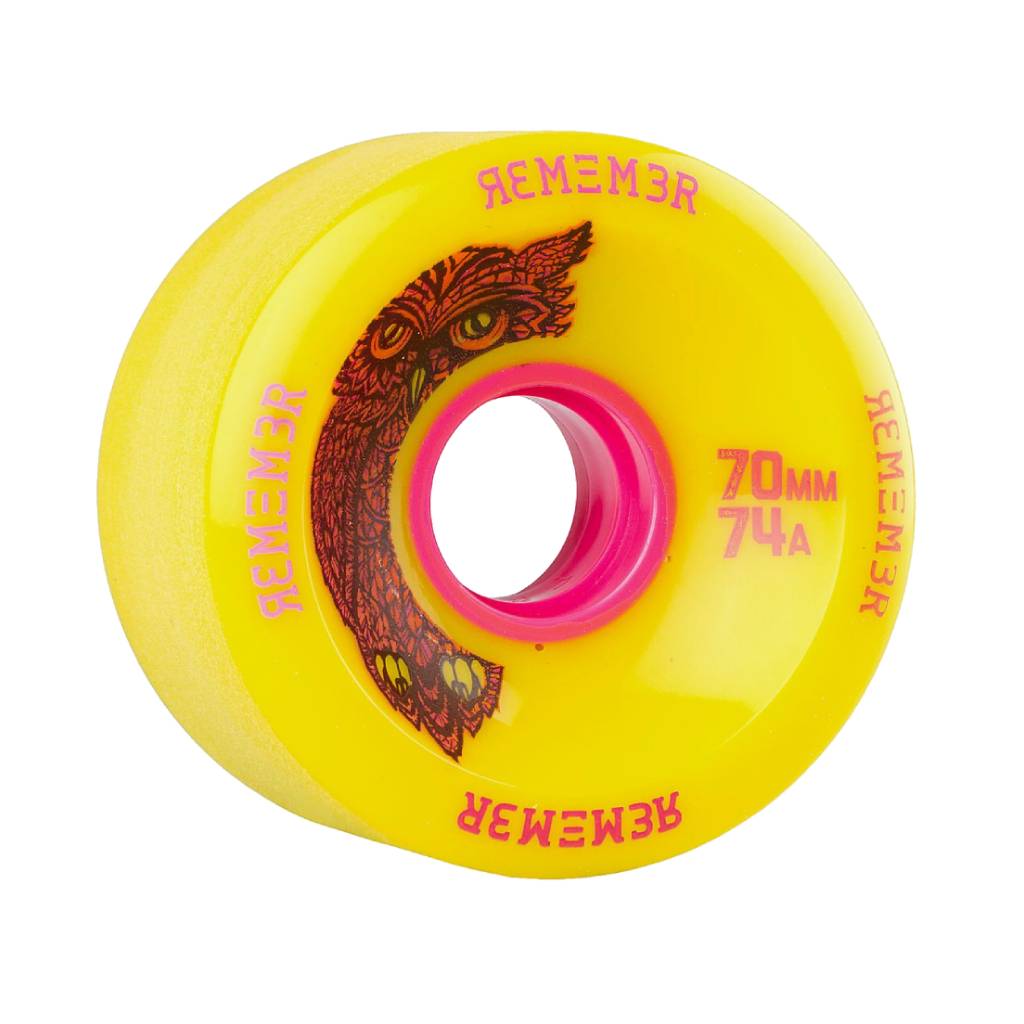 Remember Collective The Hoot 70mm 74a longboard wheels