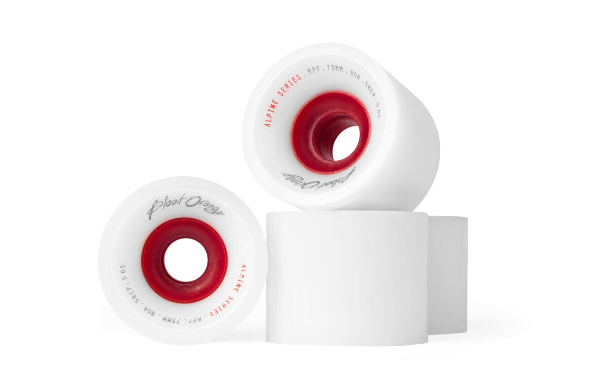 Blood Orange Alpine Series 73mm 80a longboard wheels