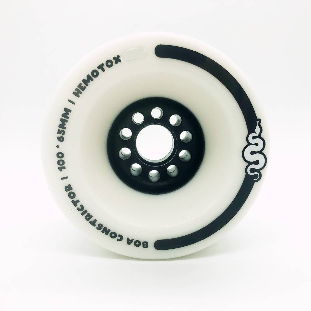 Boa Constrictor 100mm 76a ultra soft White electric skateboard wheels