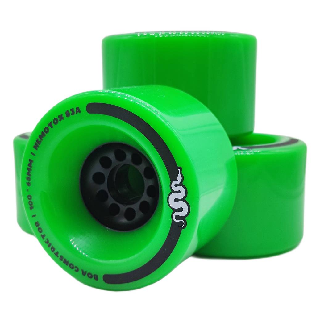 Boa Constrictor 100mm 76a ultra soft Green electric skateboard wheels