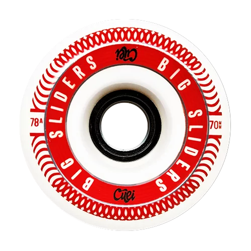 Cuei Big Sliders 70mm 78a longboard wheels