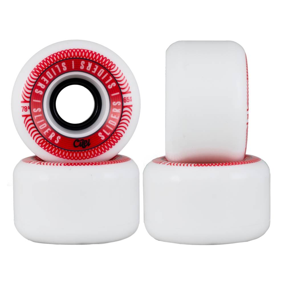 Cuei Sliders 65mm 78a longboard wheels