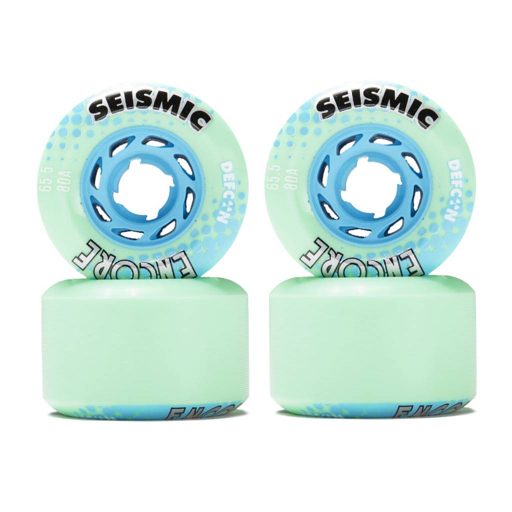 Seismic Encore 65.5mm 80a Defcon Mint longboard wheels