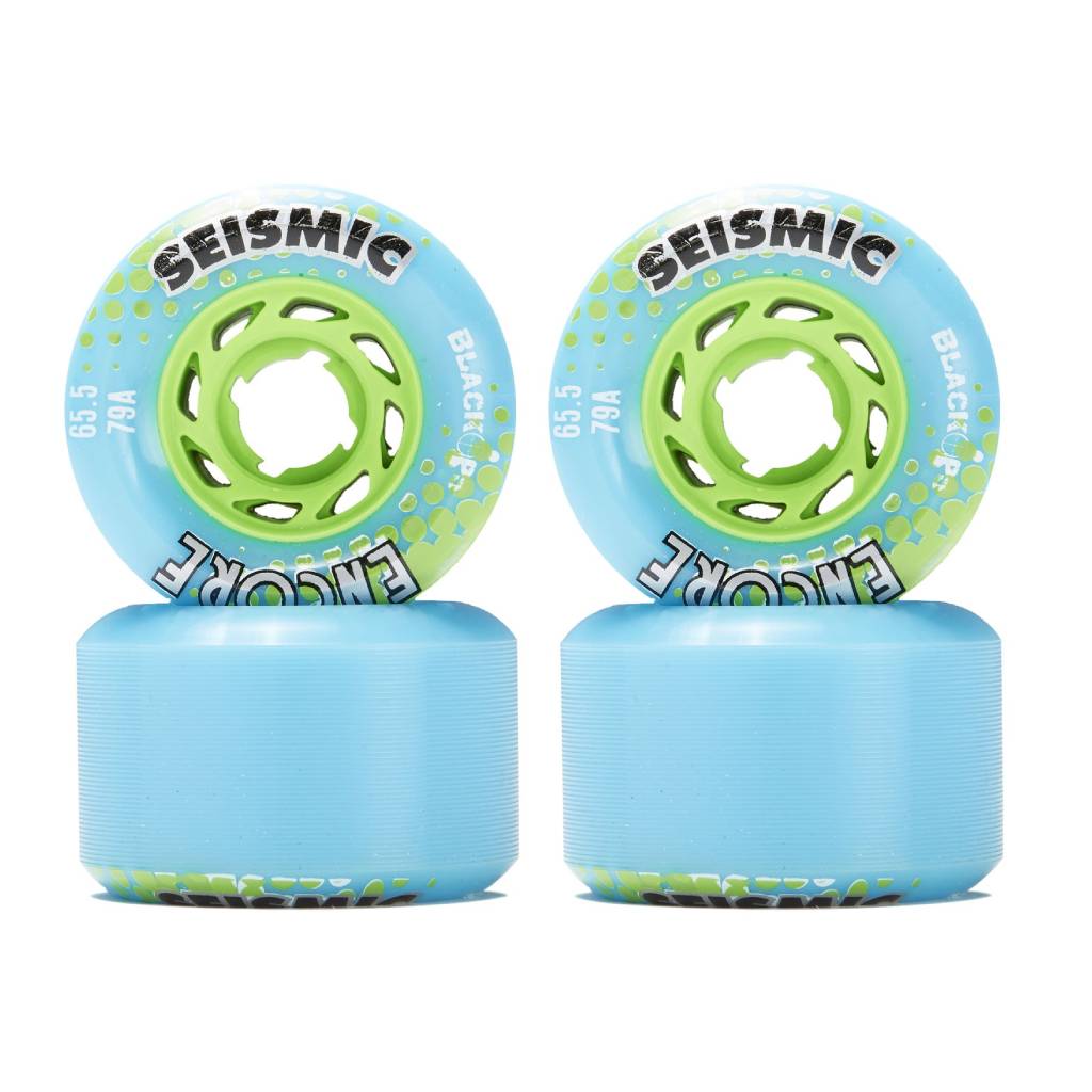 Seismic Encore 65mm 79a BlackOps longboard wheels