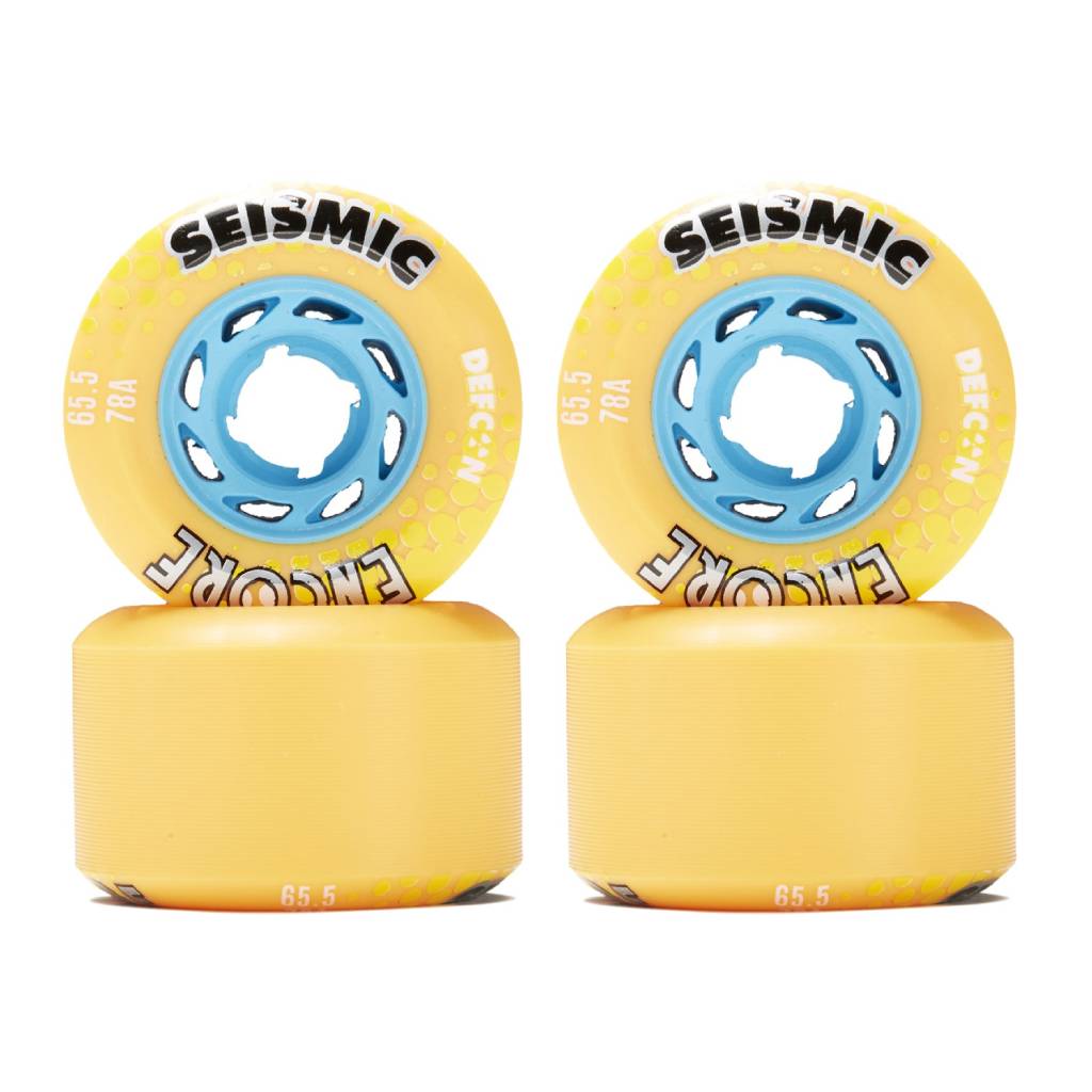 Seismic Encore 65.5mm 78a Mango Defcon longboard wheels