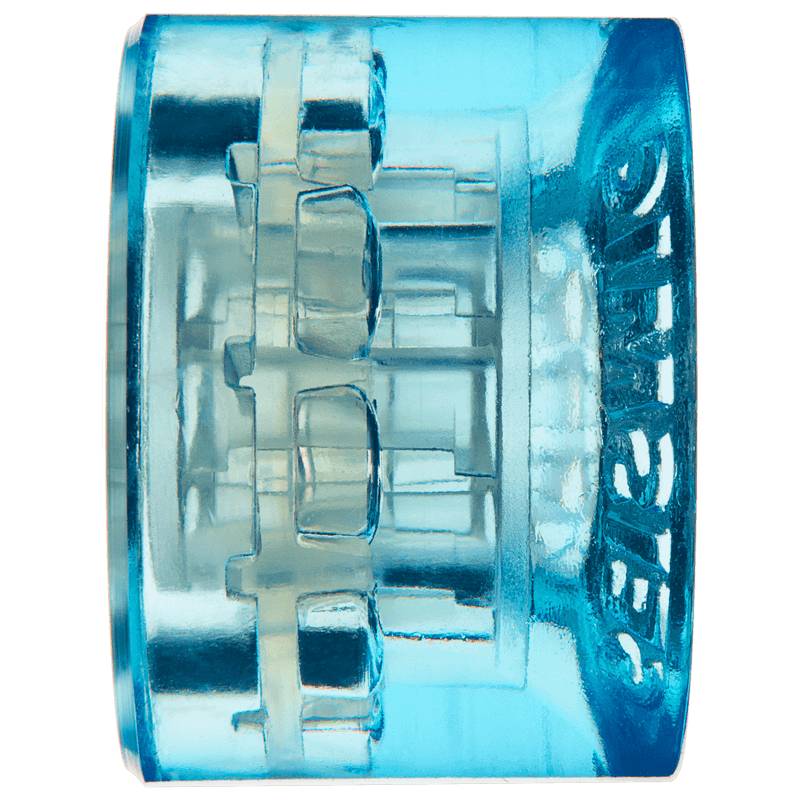 Seismic Speed Vent 77mm 77a clear blue longboard wheels