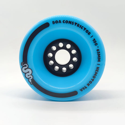 Boa Constrictor 100mm 76a ultra soft Blue electric skateboard wheels