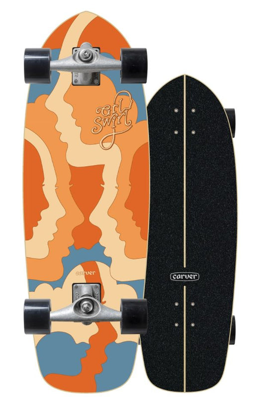 Carver GRLSWIRL Silhouette 29.50 Surfskate Complete – CX Trucks