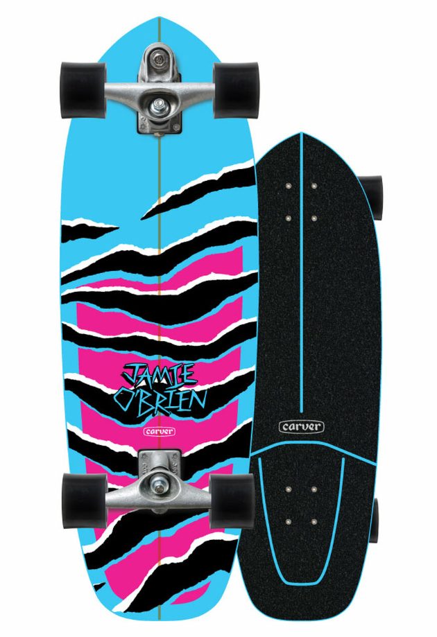 Carver Jamie O’Brien Blue Tiger 31 Surfskate Complete – C7 Trucks