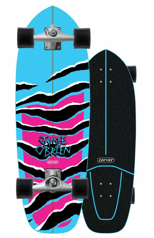 Carver Jamie O’Brien Blue Tiger 31 Surfskate Complete – CX Trucks