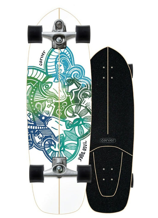 Carver Yago Dora Skinny Goat 30.75 Surfskate Complete – C7 Trucks