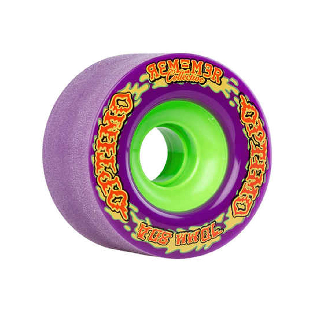 Remember Collective Optimo 70mm 80a Purple longboard wheels