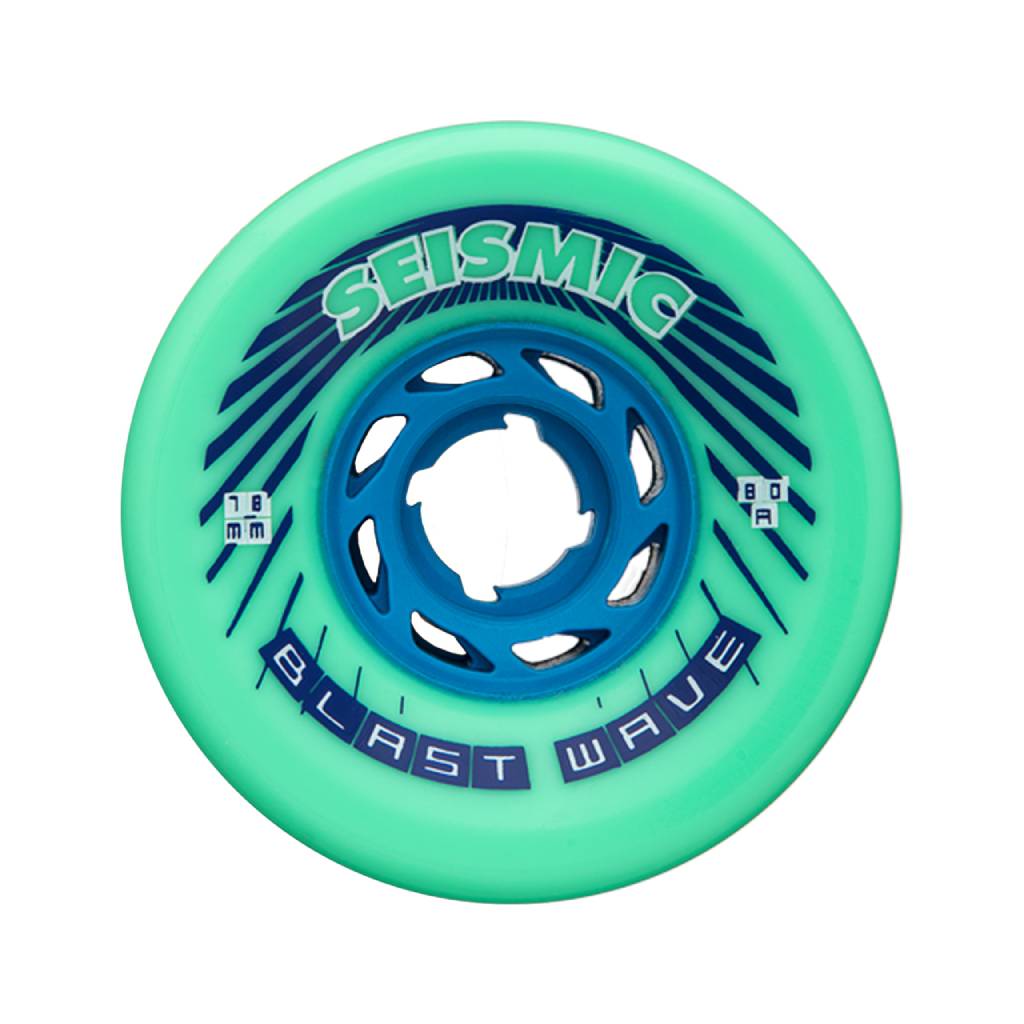 Seismic Blast Wave 78mm 80a Mint longboard wheels