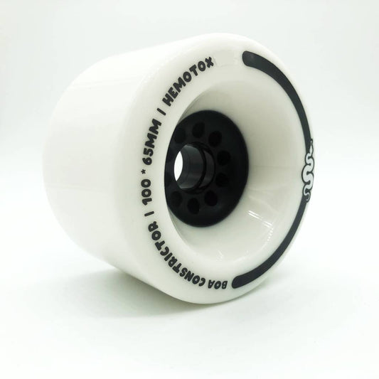 Boa Constrictor 100mm 76a ultra soft White electric skateboard wheels