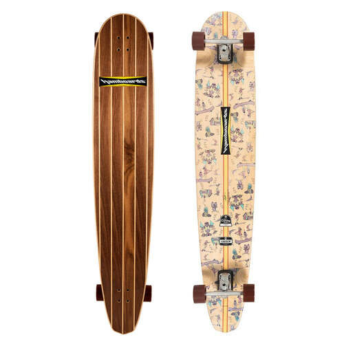 Hamboards Complete 60″ Logger Walnut HST