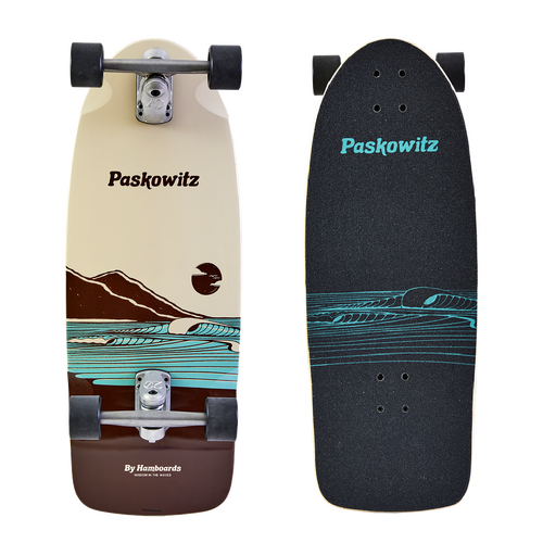 Hamboards Complete 30″ Paskowitz Surfskate Zen Swell