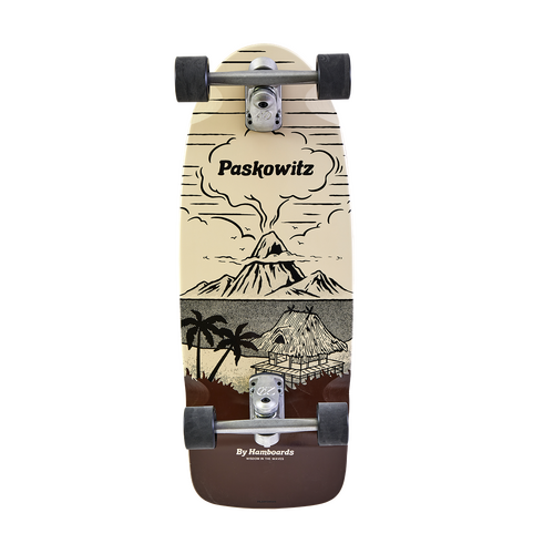 Hamboards Complete 30″ Paskowitz Surfskate Hut Island