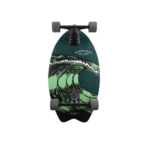 Hamboards Complete 29″ Twisted Fin Dark Teal Cory Lopez