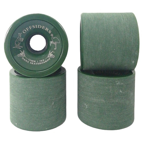 NANA Wheels 72mm Offsiders Green