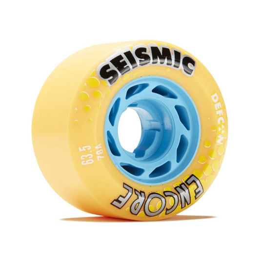 Seismic Encore 63.5mm 78a Defcon Mango longboard wheels